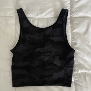 Lululemon Camo Power Pivot Tank Sz 6
